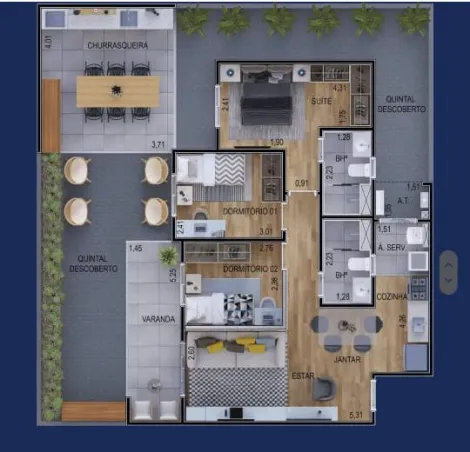 imagem 2 - Apartamento - Padrão imagem 2 - Apartamento - Padrão